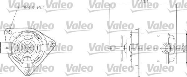 Valeo Ventilatorwiel-motorkoeling 698316