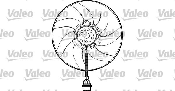 Valeo Ventilatorwiel-motorkoeling 698465