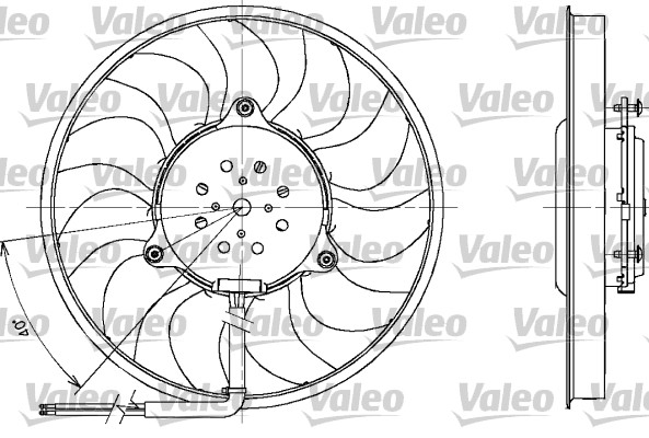 Valeo Ventilatorwiel-motorkoeling 698611