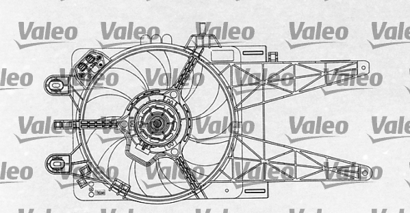 Valeo Ventilatorwiel-motorkoeling 698763