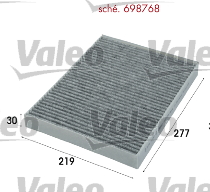 Valeo Interieurfilter 698768