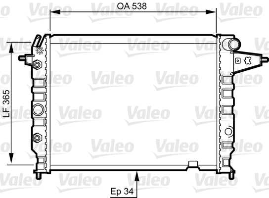 Valeo Radiateur 730396