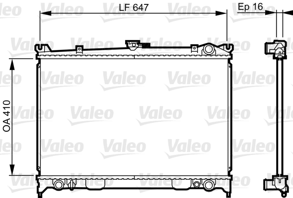 Valeo Radiateur 731654