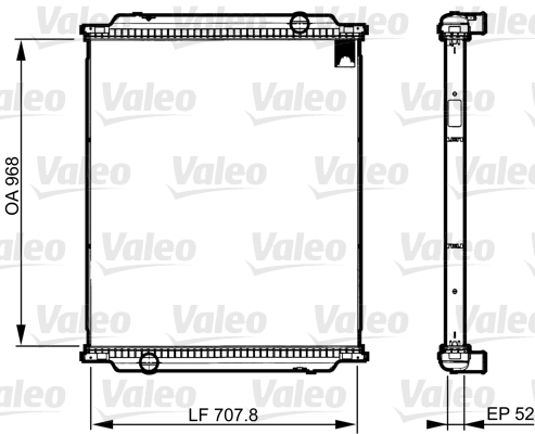 Valeo Koelblok radiateur 733520