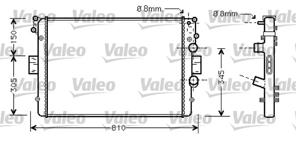 Valeo Radiateur 734234