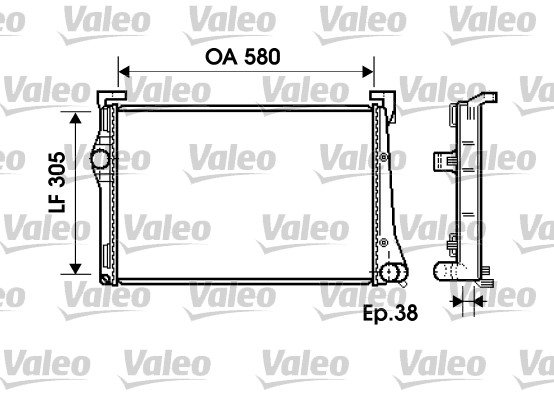 Valeo Radiateur 734361