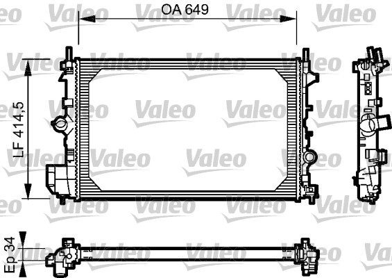 Valeo Radiateur 734412