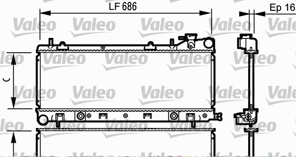 Valeo Radiateur 734577