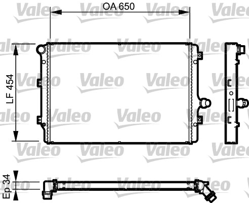 Valeo Radiateur 735087