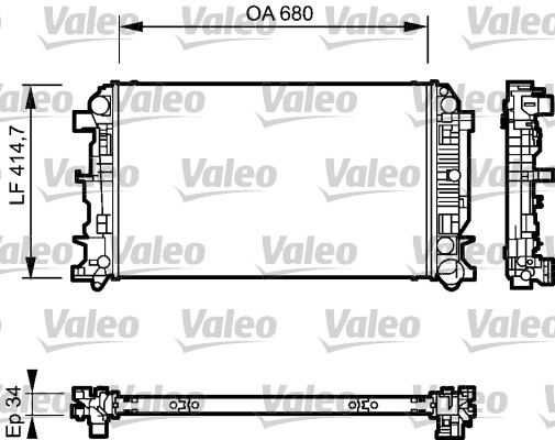 Valeo Radiateur 735089