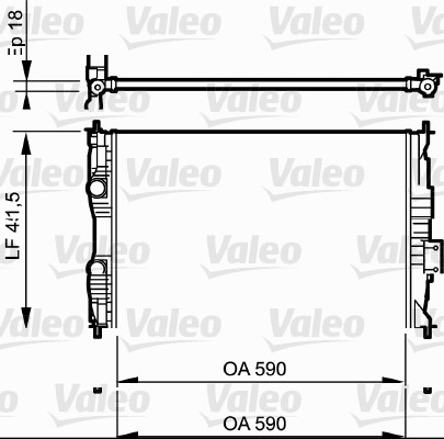 Valeo Radiateur 735118