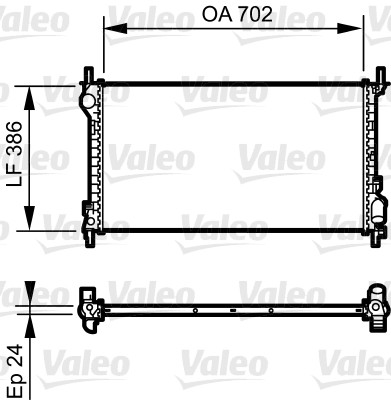 Valeo Radiateur 735167