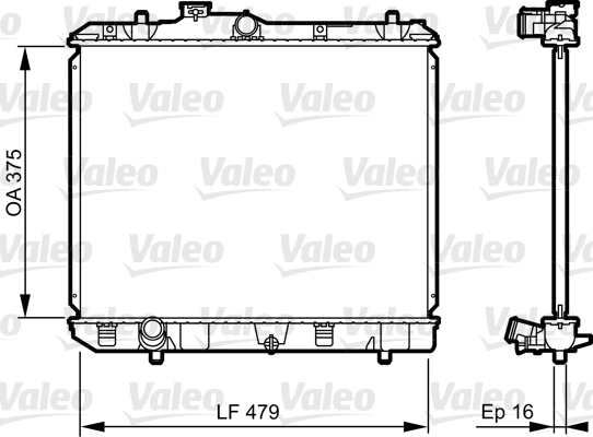 Valeo Radiateur 735383