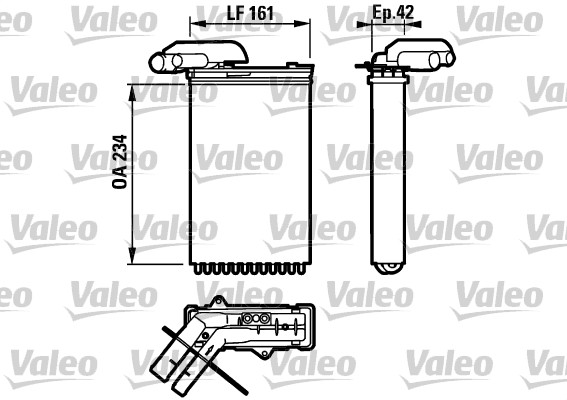 Valeo Kachelradiateur 812158