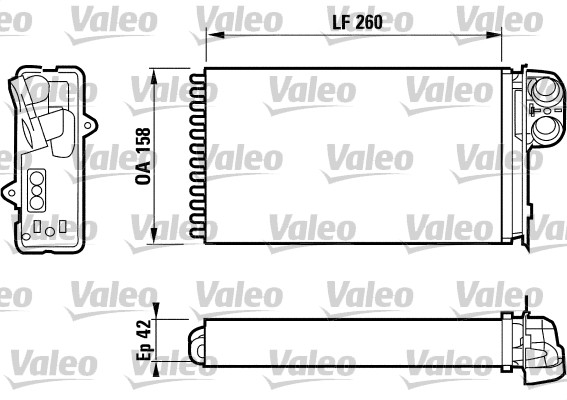 Valeo Kachelradiateur 812162