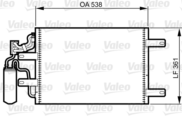 Valeo Airco condensor 814014