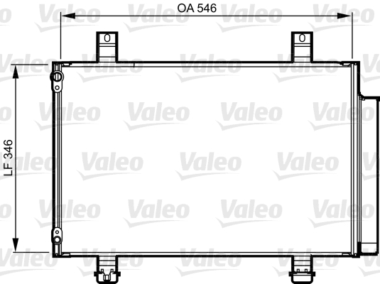 Valeo Airco condensor 814237