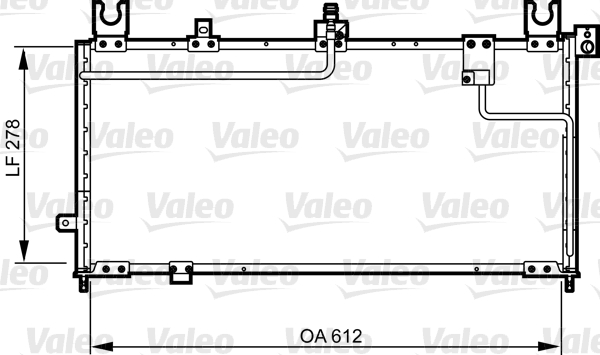 Valeo Airco condensor 814253