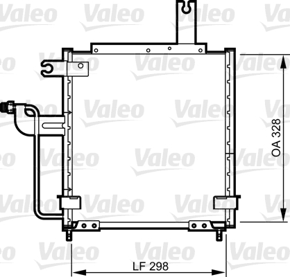 Valeo Airco condensor 814258