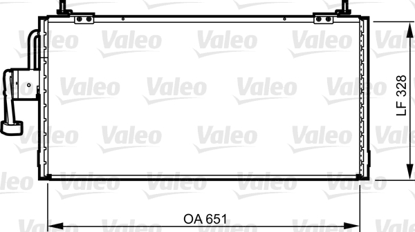 Valeo Airco condensor 814260