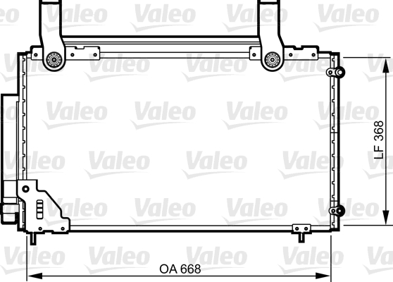 Valeo Airco condensor 814267