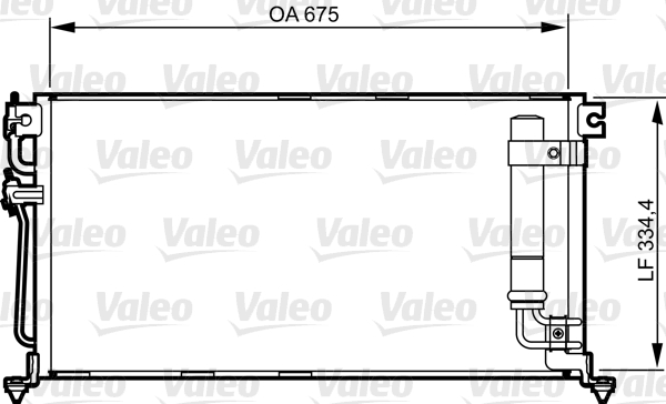 Valeo Airco condensor 814273