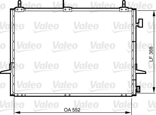 Valeo Airco condensor 814289