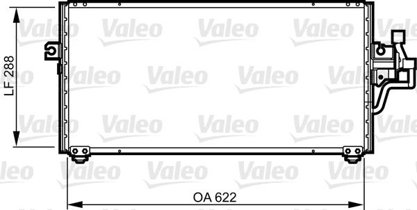 Valeo Airco condensor 814303