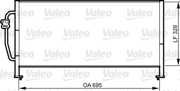 Valeo Airco condensor 814306