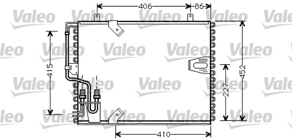 Valeo Airco condensor 816874