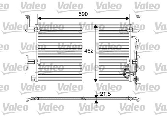 Valeo Airco condensor 816980