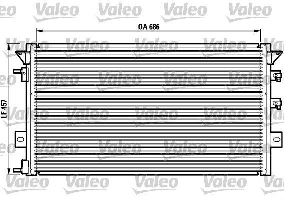 Valeo Airco condensor 817073