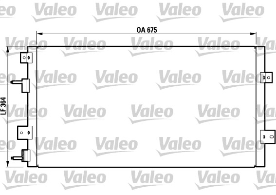 Valeo Airco condensor 817075