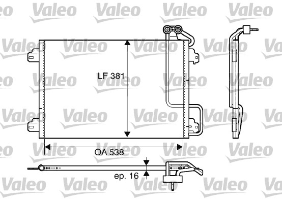 Valeo Airco condensor 817509