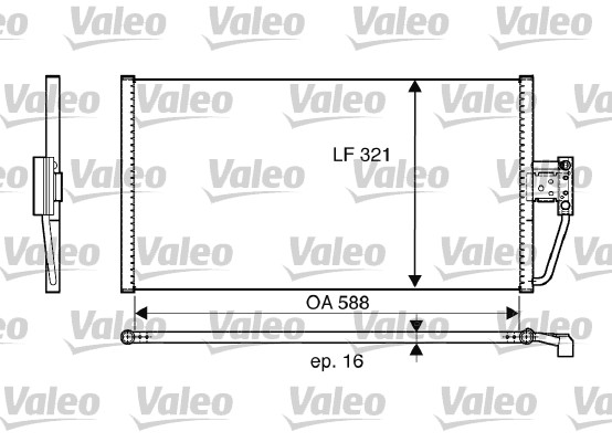 Valeo Airco condensor 817561