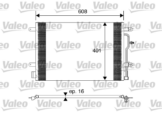 Valeo Airco condensor 817569