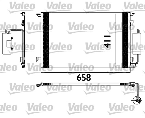 Valeo Airco condensor 817648