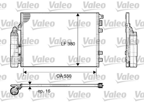 Valeo Airco condensor 817661