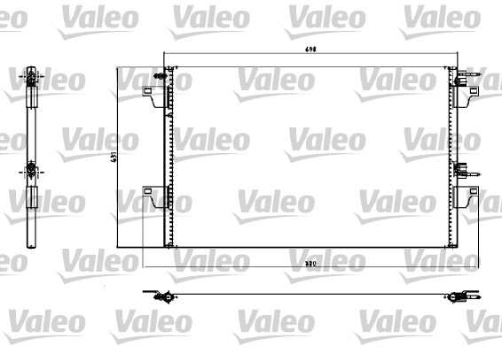 Valeo Airco condensor 817731