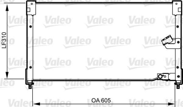 Valeo Airco condensor 817781