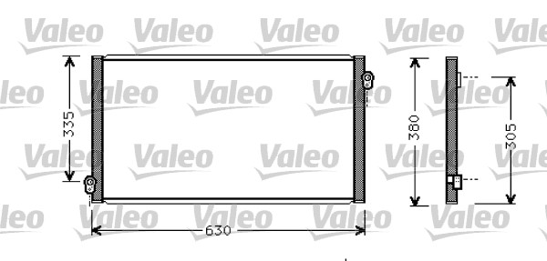 Valeo Airco condensor 817783