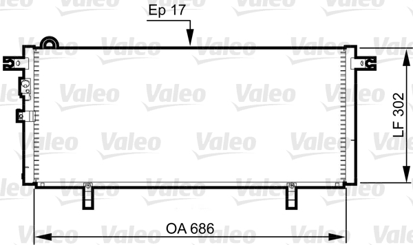 Valeo Airco condensor 817791