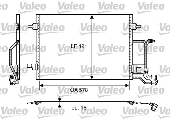 Valeo Airco condensor 817997