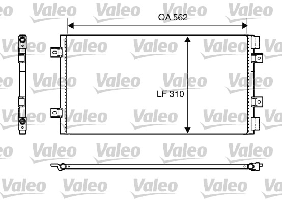 Valeo Airco condensor 818006