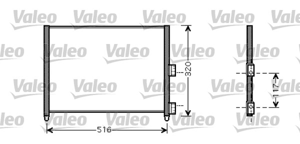 Valeo Airco condensor 818020