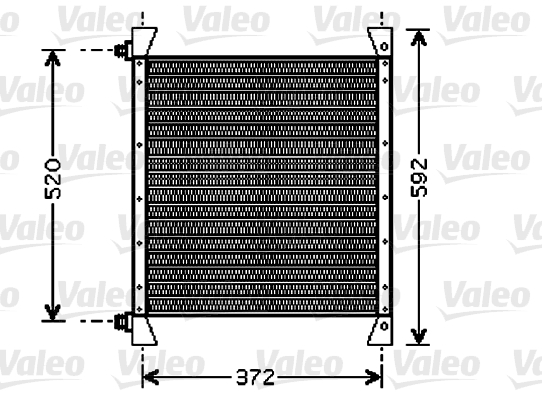 Valeo Airco condensor 818039