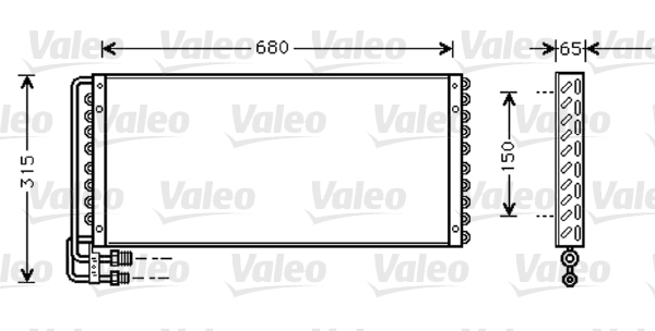 Valeo Airco condensor 818042