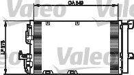 Valeo Airco condensor 818047