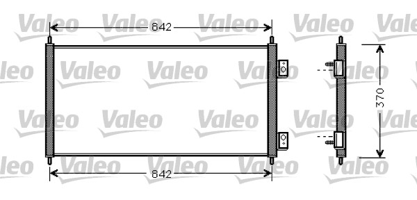 Valeo Airco condensor 818050