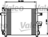 Valeo Airco condensor 818073